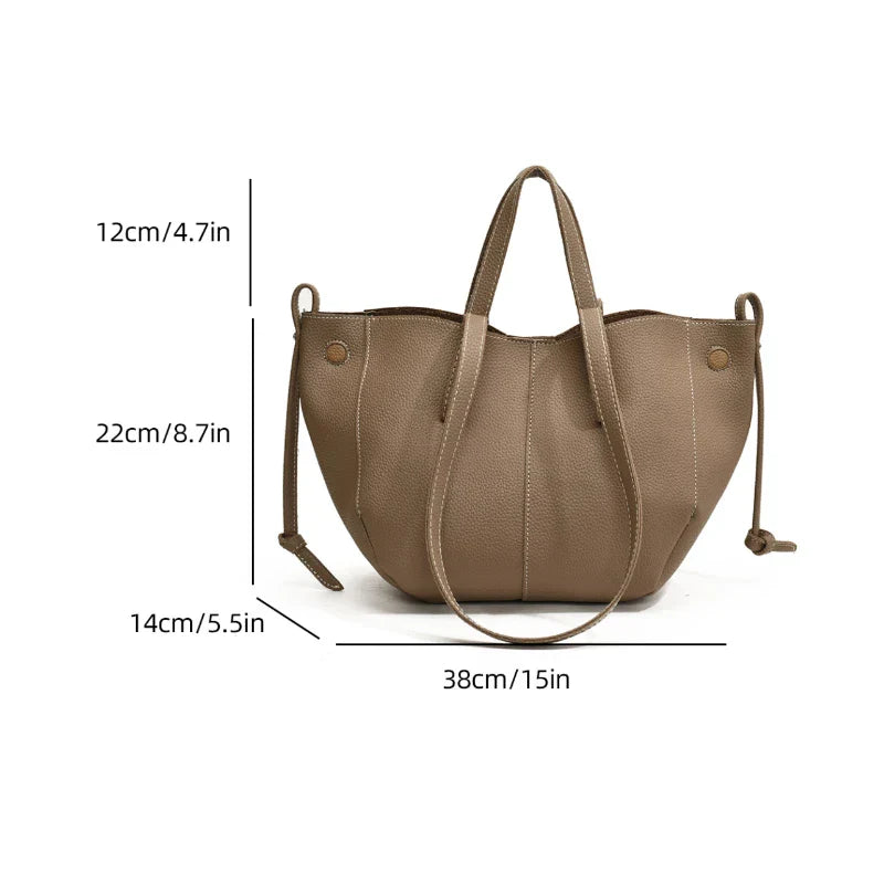 Women's Vintage Structured Design Shoulder Bag