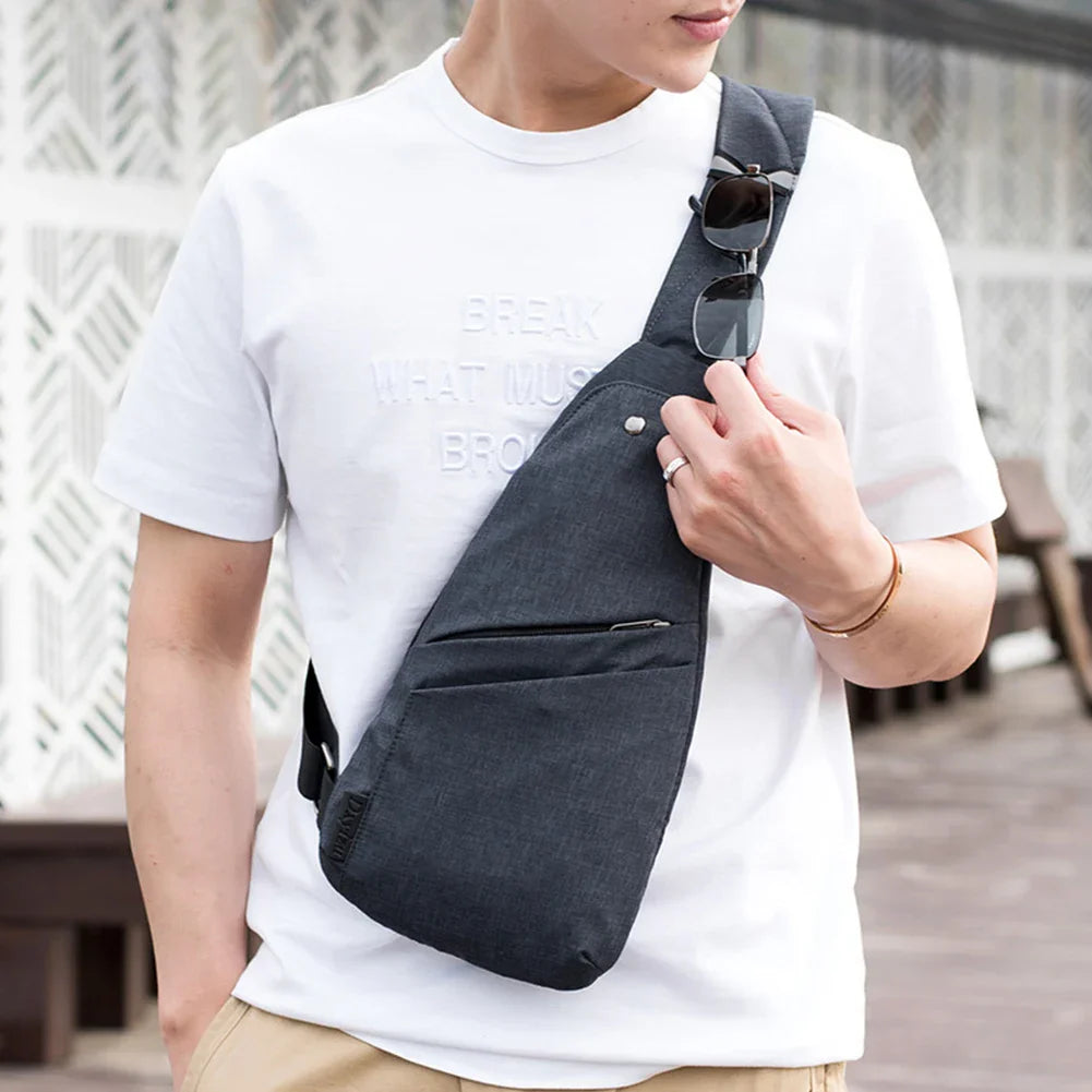 Men's Anti-Theft Crossbody Sling Chest Bag