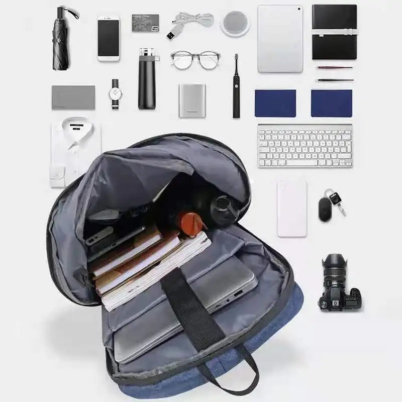 Mason | Anti-theft Waterproof Laptop Rucksack Large Travel Backpack with USB Charging Port