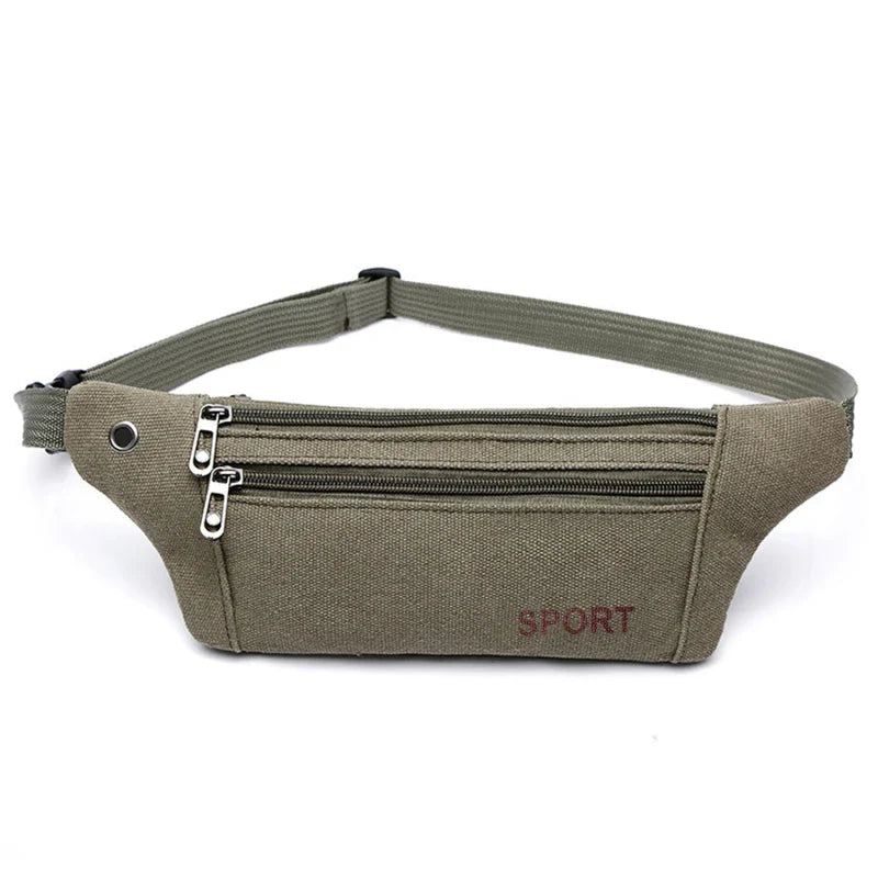 Ben | Canvas Slim Anti-Theft Crossbody Bum Bag