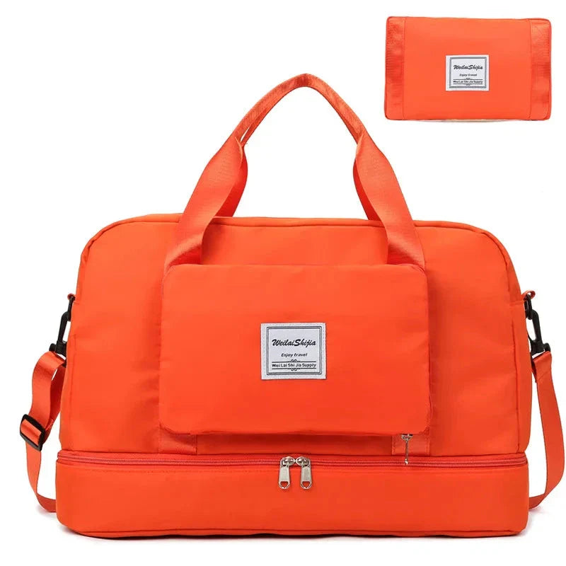 Evelyn | Foldable Weekender Overnight Sports Garment Duffle Bag