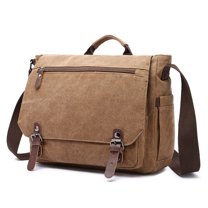 Aiden | Waterproof Canvas Men's Crossbody Messenger Bag