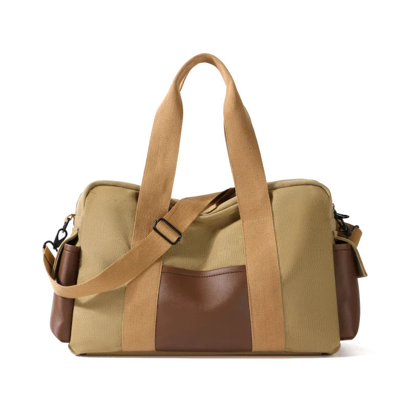 Noah | Men's Vintage Canvas Large Travel Crossbody Messenger Tote Bag