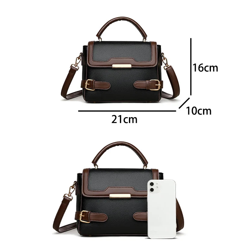 Lily | Women's Elegant Faux Leather Crossbody Handbag