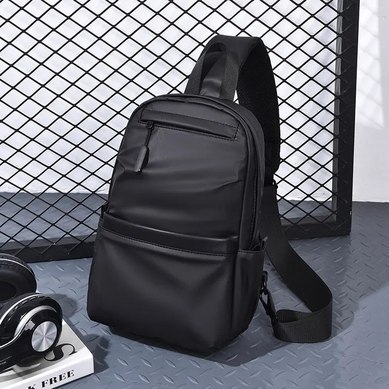 Men's Waterproof Anti-Theft Crossbody Sling Travel Bag