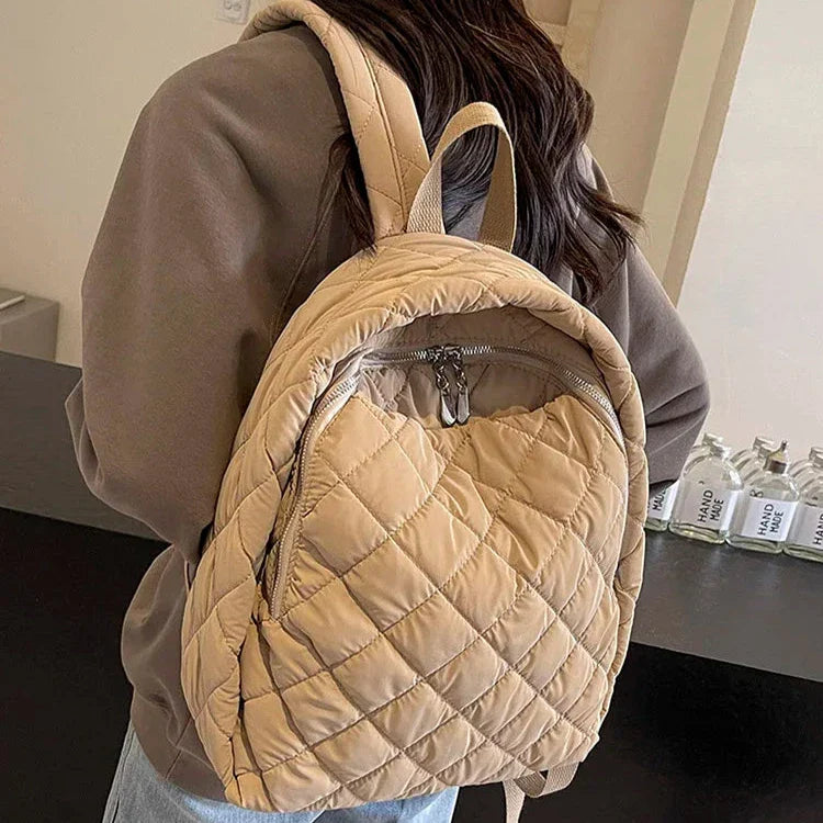 Luna | Women's Quilted Puffer Large Backpack