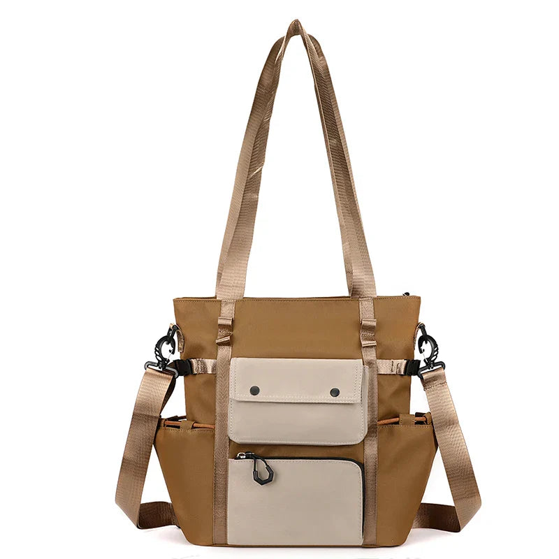 Lydia | Women's Lightweight Canvas Multi-Pocket Crossbody Messenger Bag