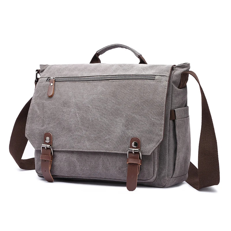 Aiden | Waterproof Canvas Men's Crossbody Messenger Bag