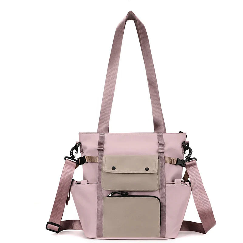 Lydia | Women's Lightweight Canvas Multi-Pocket Crossbody Messenger Bag
