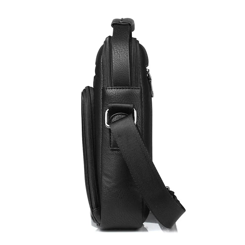 Victor | Men's Vintage Leather Small Crossbody Messenger Bag