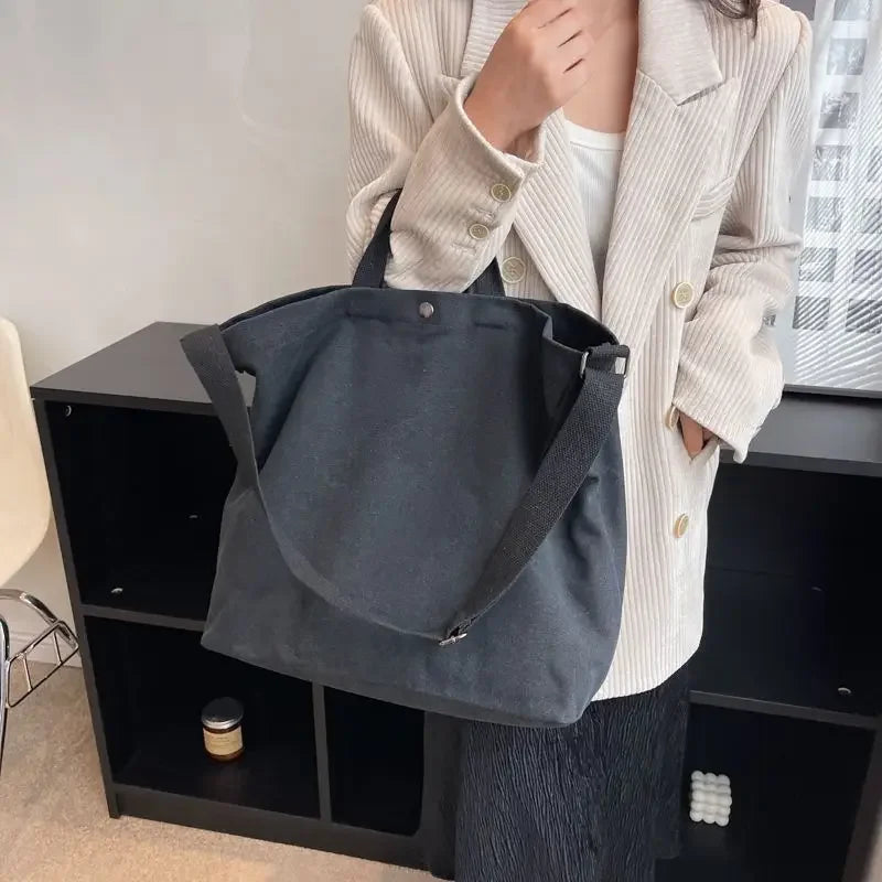 Emma | Women's Versatile Canvas Crossbody Messenger Tote Bag