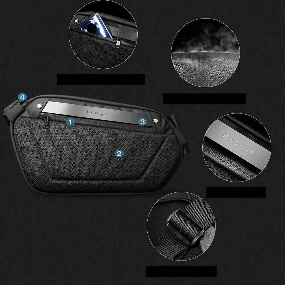 Oliver | Men's Anti-theft Crossbody Sling Travel Bag