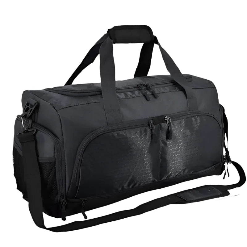 Ethan | Ultimate Gym Sports Travel Duffle Bag with 10 Optimal Compartments