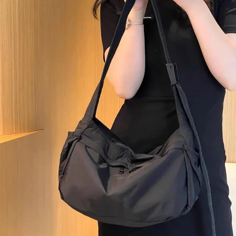Cecilia | Women's Lightweight Waterproof Nylon Crossbody Messenger Bag