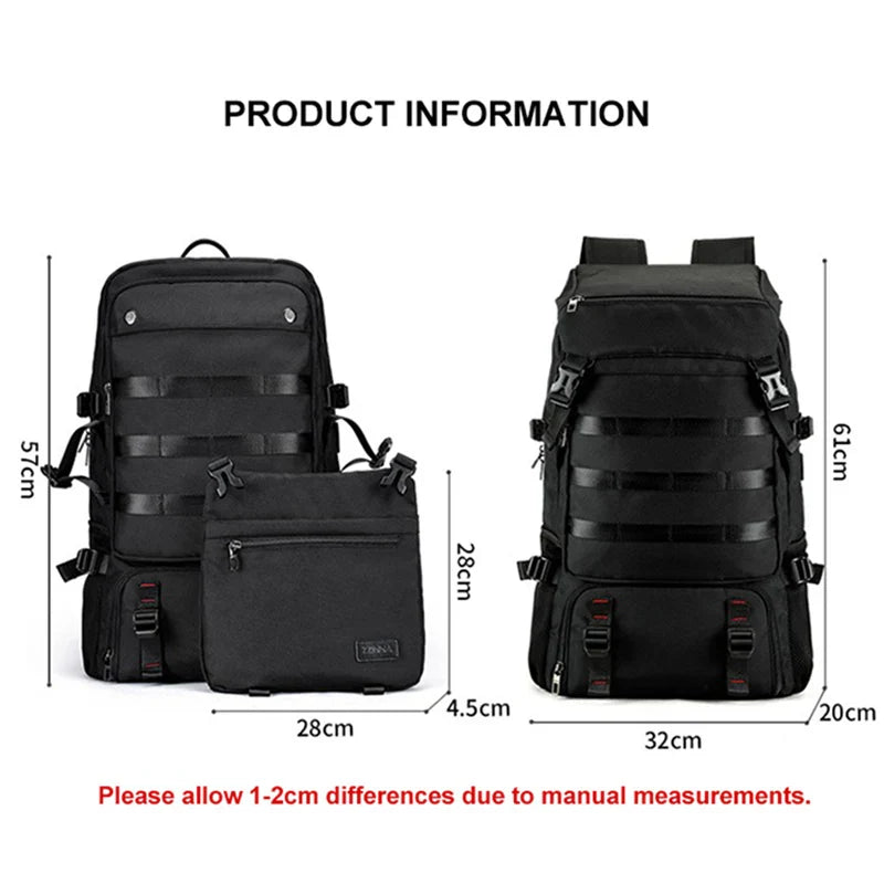 Aiden | Women's Large Capacity Waterproof Travel Hiking Rucksack Backpack