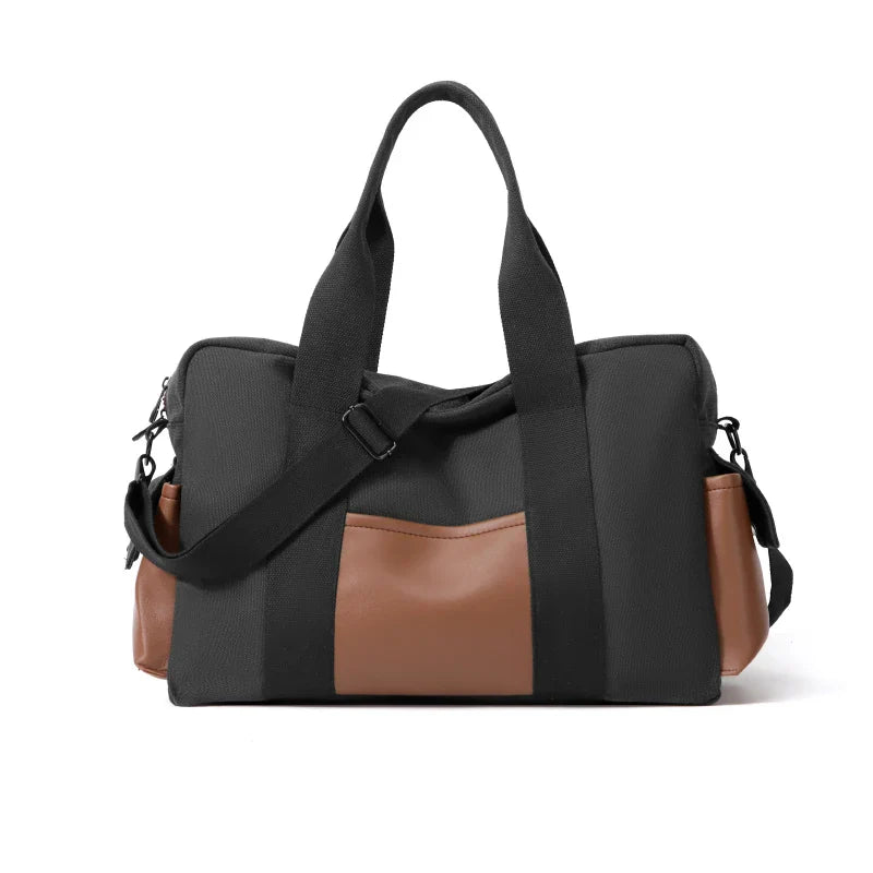 Noah | Men's Vintage Canvas Large Travel Crossbody Messenger Tote Bag