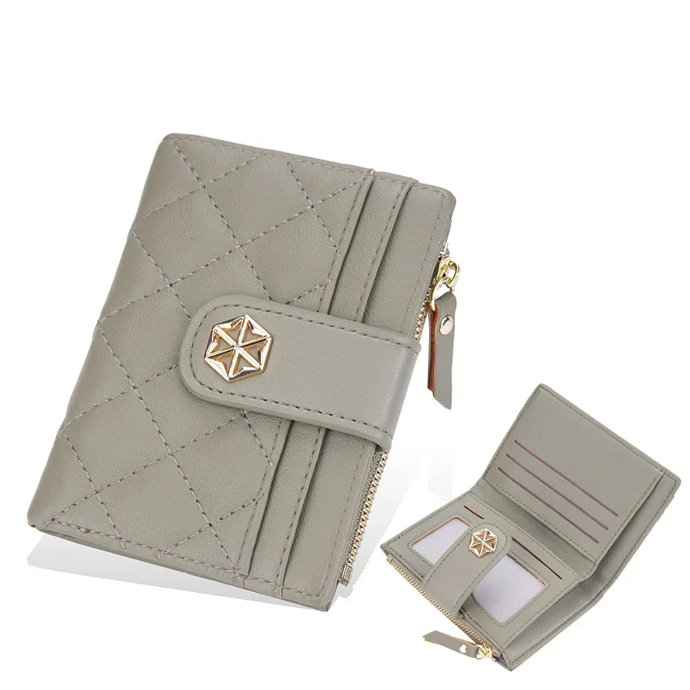 Women's Leather Travel Wallet with RFID Protection
