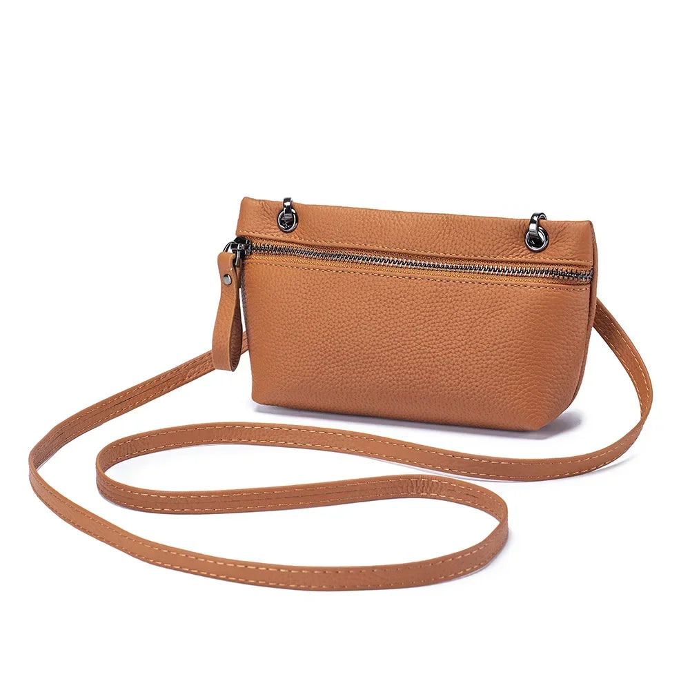 Sophia | Women's Small Compact Faux Leather Crossbody Sling Handbag