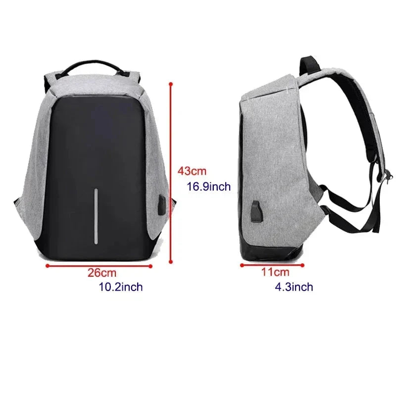 Anti-Theft Travel Hiking Laptop Backpack