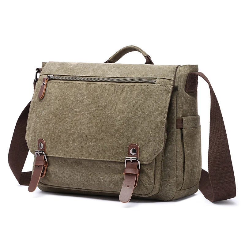 Aiden | Waterproof Canvas Men's Crossbody Messenger Bag