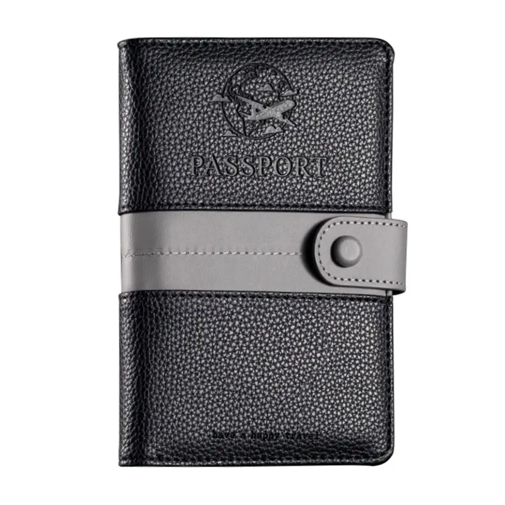 Sarah | Lightweight Faux Leather Passport Holder Travel Wallet