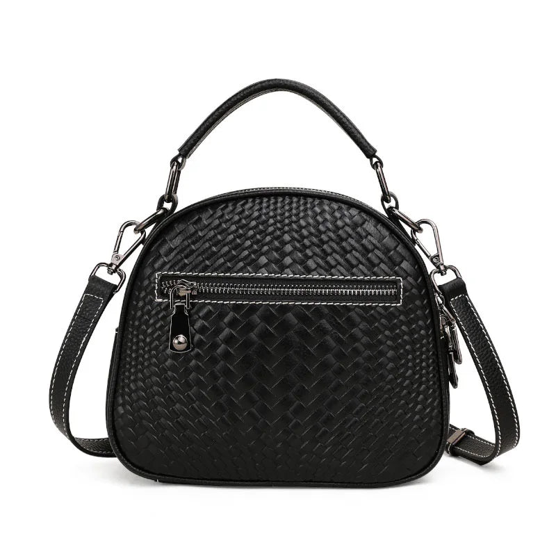 Lara | Women's Chic Genuine Leather Round Crossbody Sling Handbag