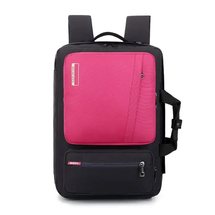 Shockproof Convertible Large Travel Hiking Laptop Backpack