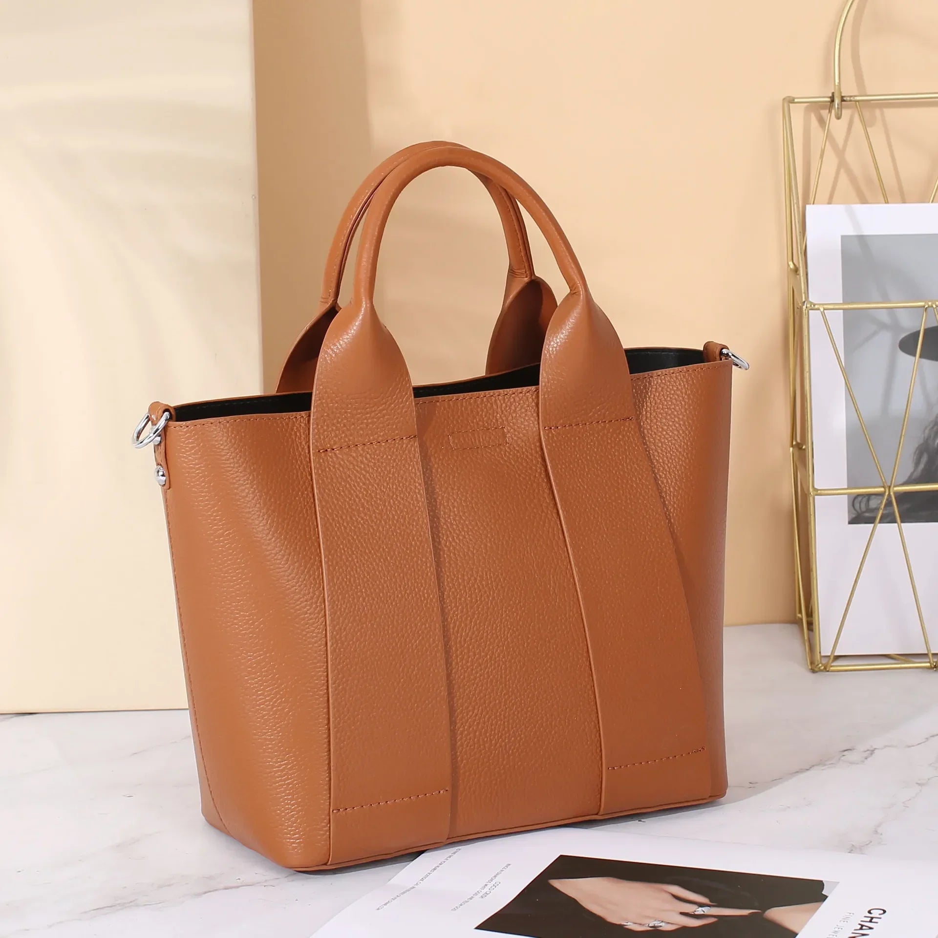 Elena | Women's Minimalist Leather Crossbody Sling Handbag
