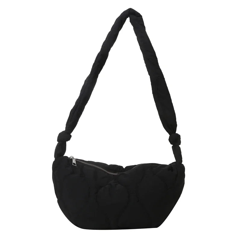 Piper | Women's Quilted Puffer Crossbody Messenger Handbag