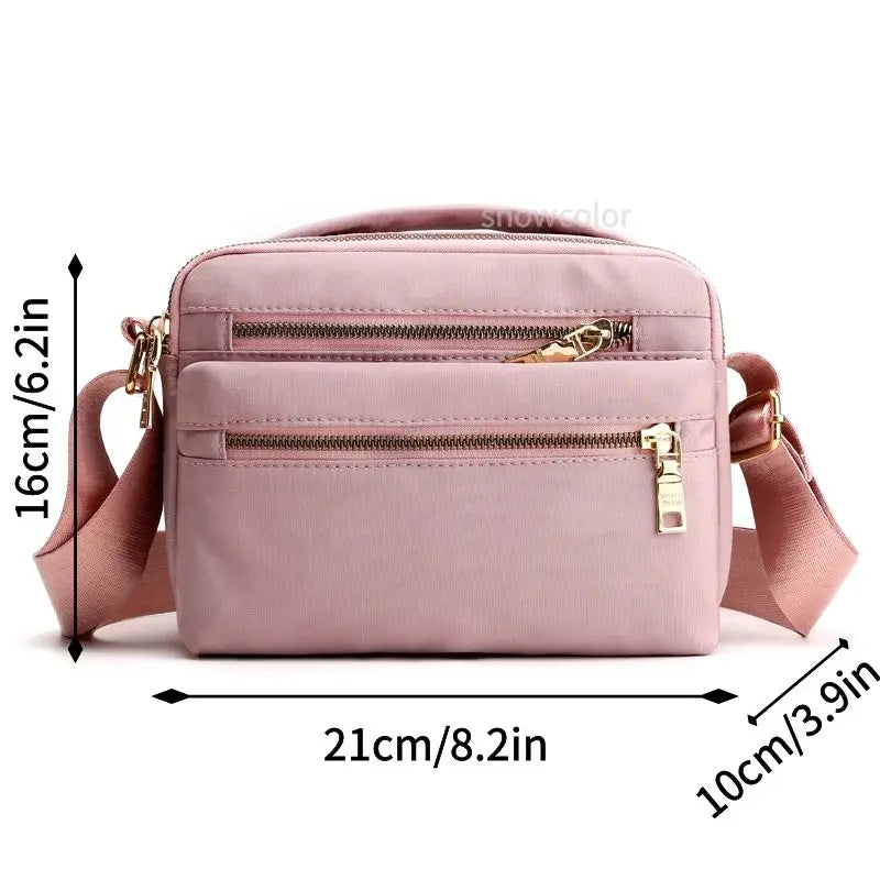 Women's Waterproof Multi Pocket Crossbody Sling Handbag