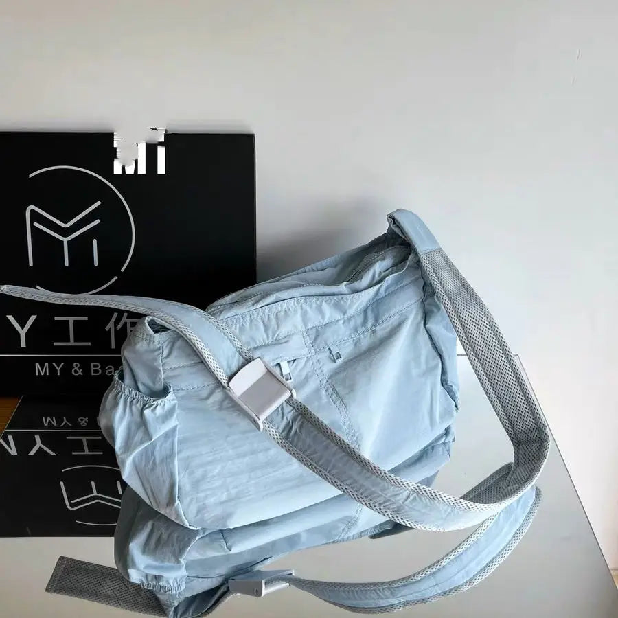 Cecilia | Women's Lightweight Waterproof Nylon Crossbody Messenger Bag