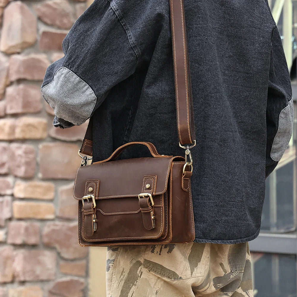 Jameson | Men's Casual Leather Crossbody Messenger Satchel Bag