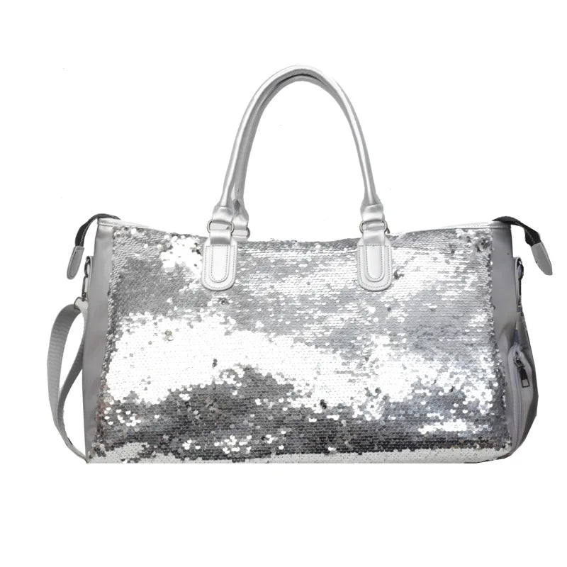 Scarlett | Large Capacity Sequin Overnight Travel Duffle Bag