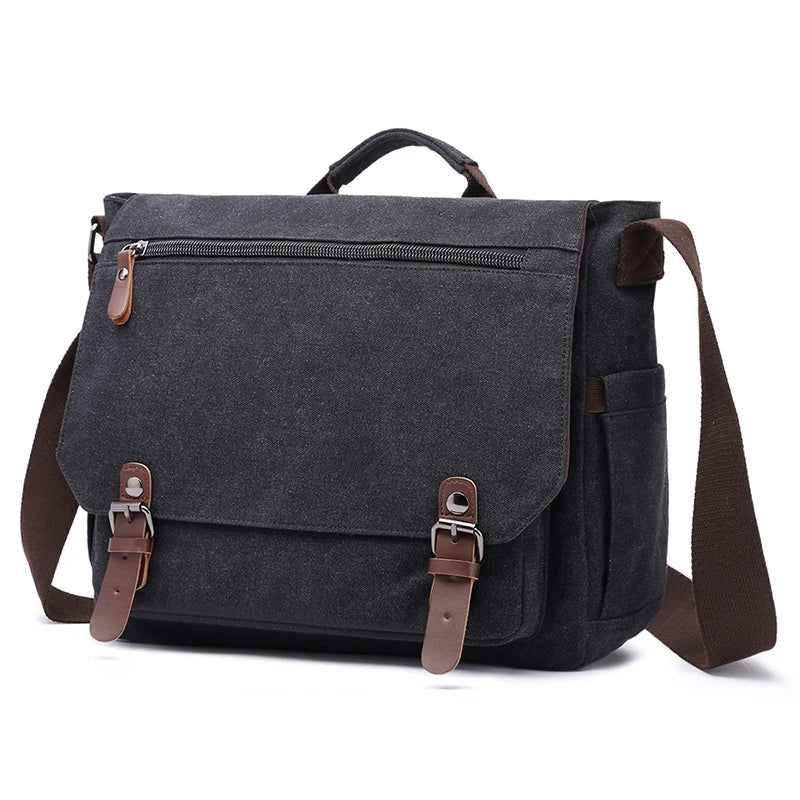 Aiden | Waterproof Canvas Men's Crossbody Messenger Bag