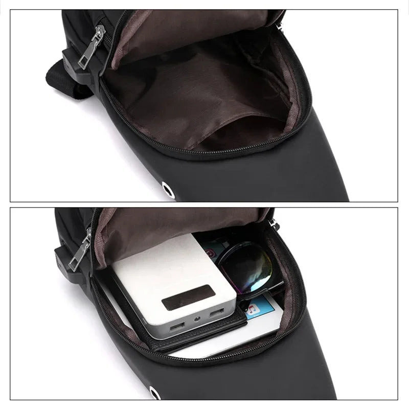 Hayden | Men's Waterproof Crossbody Sling Daypack Travel Bag