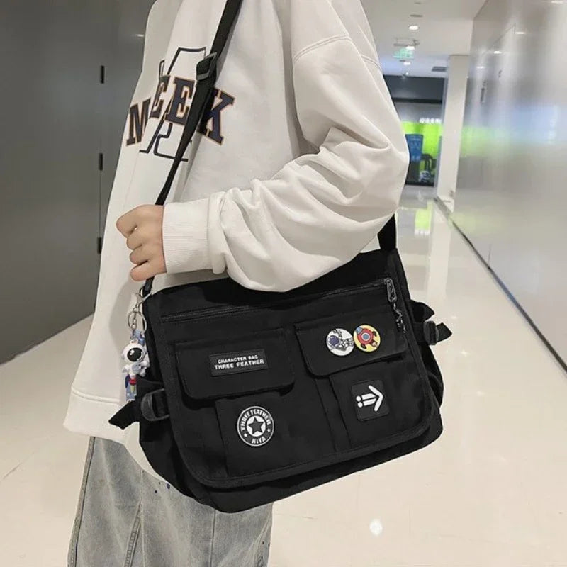 Alex | Men's Waterproof Nylon Crossbody Messenger Bag