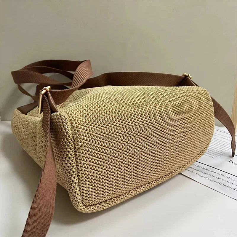 Colleen | Women's Chic Woven Backpack