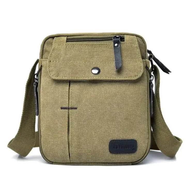 Maxwell | Men's Canvas Small Crossbody Messenger Bag