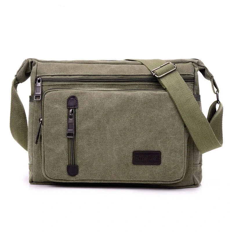 Ethan | Vintage Canvas Men's Crossbody Messenger Bag