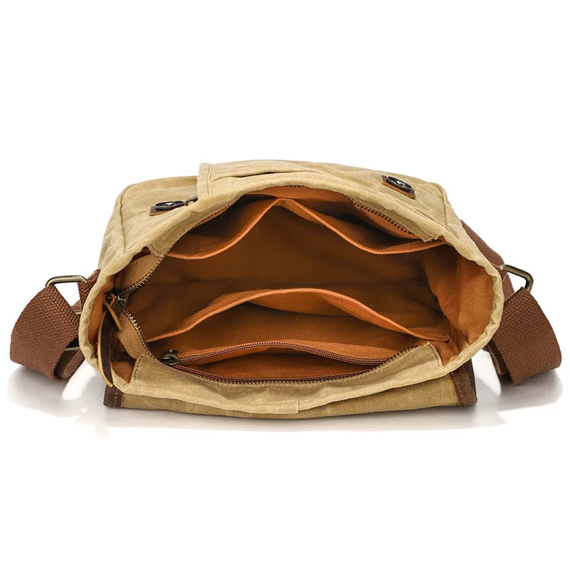 Sebastian | Vintage Canvas Men's Crossbody Messenger Bag