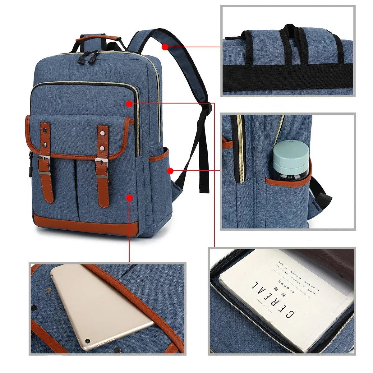 Eagle | Men's Large Waterproof Business Travel Laptop Backpack