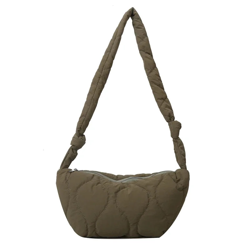 Piper | Women's Quilted Puffer Crossbody Messenger Handbag