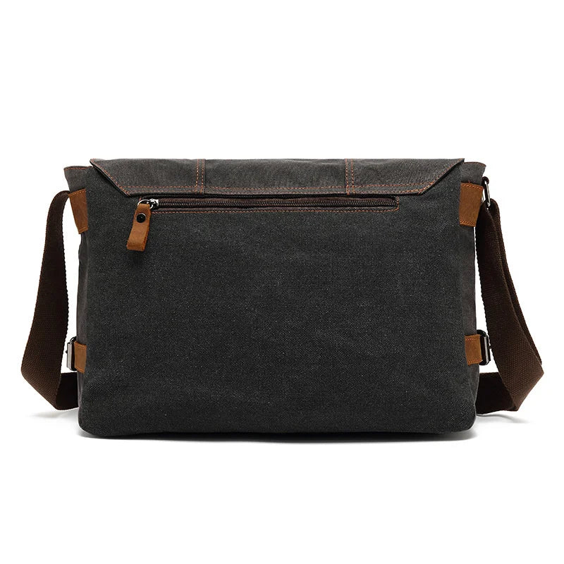 Ethan | Waterproof Canvas Crossbody Messenger Bag