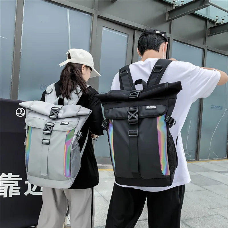 Luna | Women's Large Capacity Reflective Travel Laptop Backpack