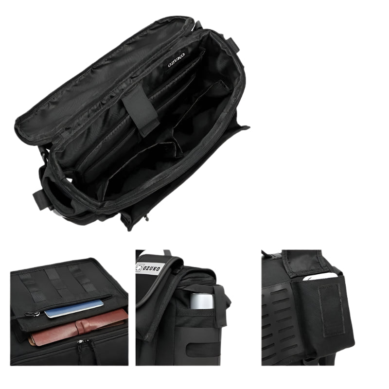 Logan | Men's Casual Multi-Pocket Crossbody Messenger Laptop Travel Bag