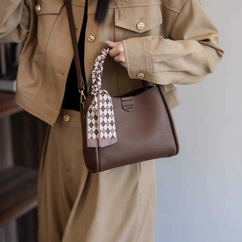 Taylor | Women's Chic Lychee Texture Crossbody Handbag