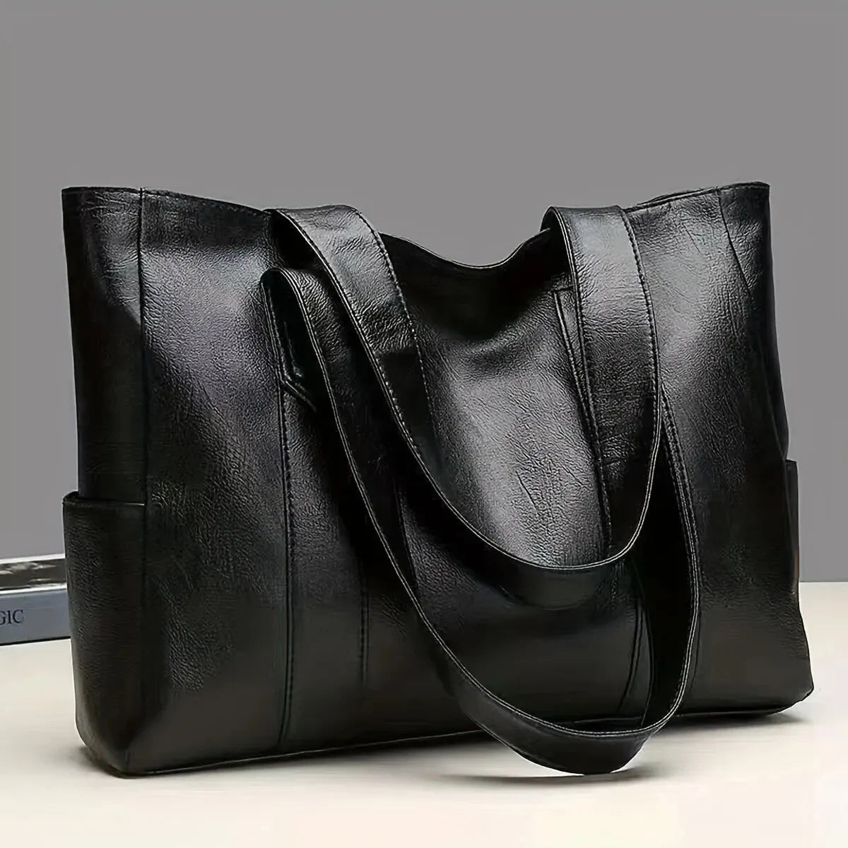 Elena | Women's Vegan Leather Tote Travel Bag