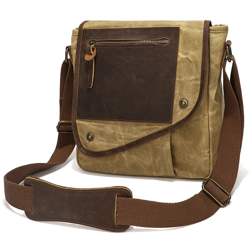 Sebastian | Vintage Canvas Men's Crossbody Messenger Bag