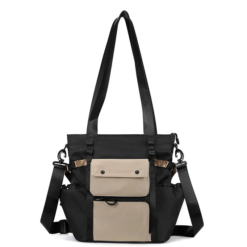 Lydia | Women's Lightweight Canvas Multi-Pocket Crossbody Messenger Bag