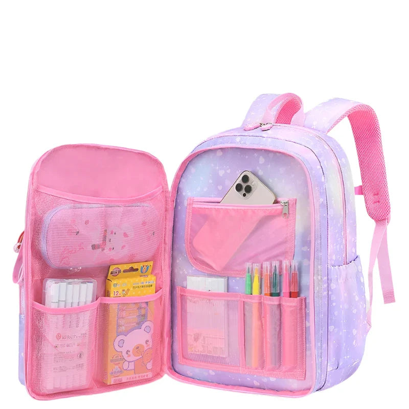 Lily | Kids Colourful School Travel Laptop Backpack